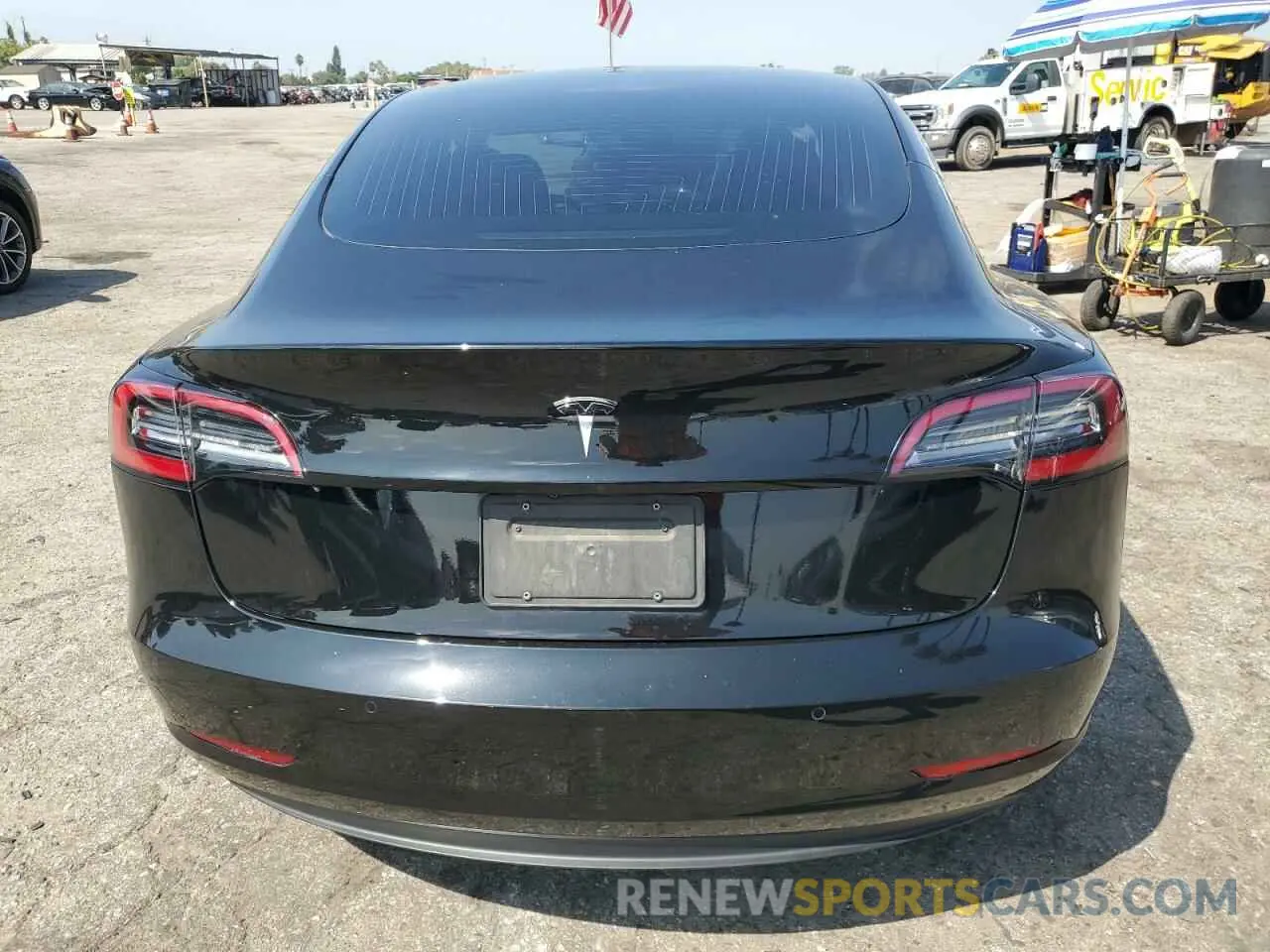 6 Photograph of a damaged car 5YJ3E1EA0LF802155 TESLA MODEL 3 2020