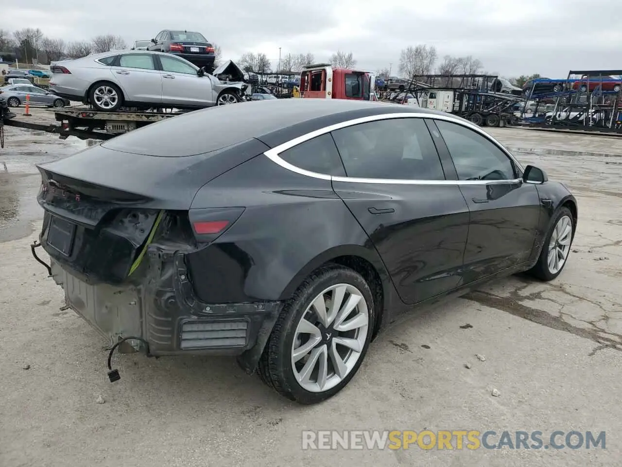 3 Photograph of a damaged car 5YJ3E1EA1LF614003 TESLA MODEL 3 2020