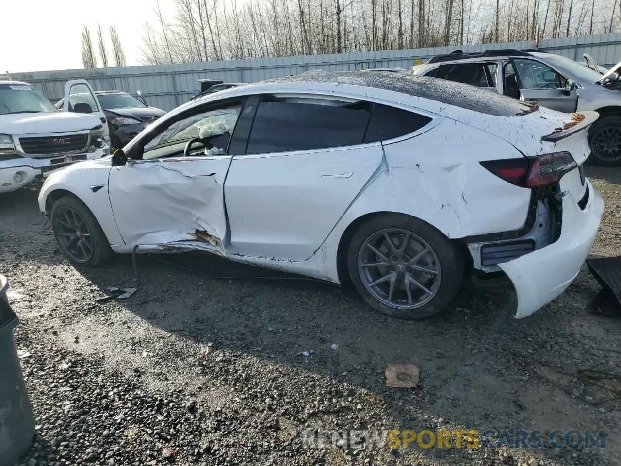 2 Фотография поврежденного автомобиля 5YJ3E1EA1LF632873 TESLA MODEL 3 2020