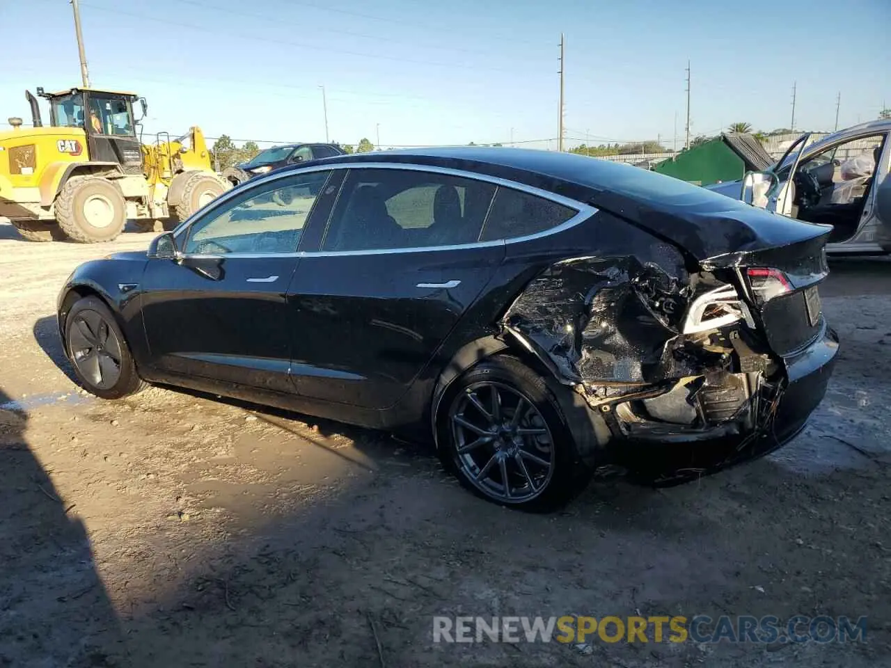 2 Photograph of a damaged car 5YJ3E1EA1LF643873 TESLA MODEL 3 2020