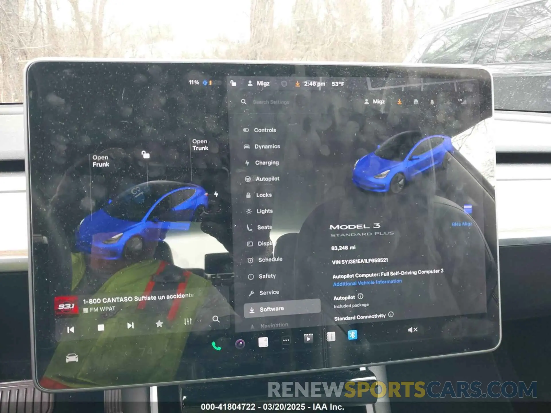 18 Photograph of a damaged car 5YJ3E1EA1LF658521 TESLA MODEL 3 2020