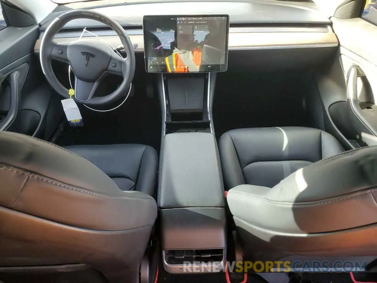 8 Фотография поврежденного автомобиля 5YJ3E1EA1LF745254 TESLA MODEL 3 2020