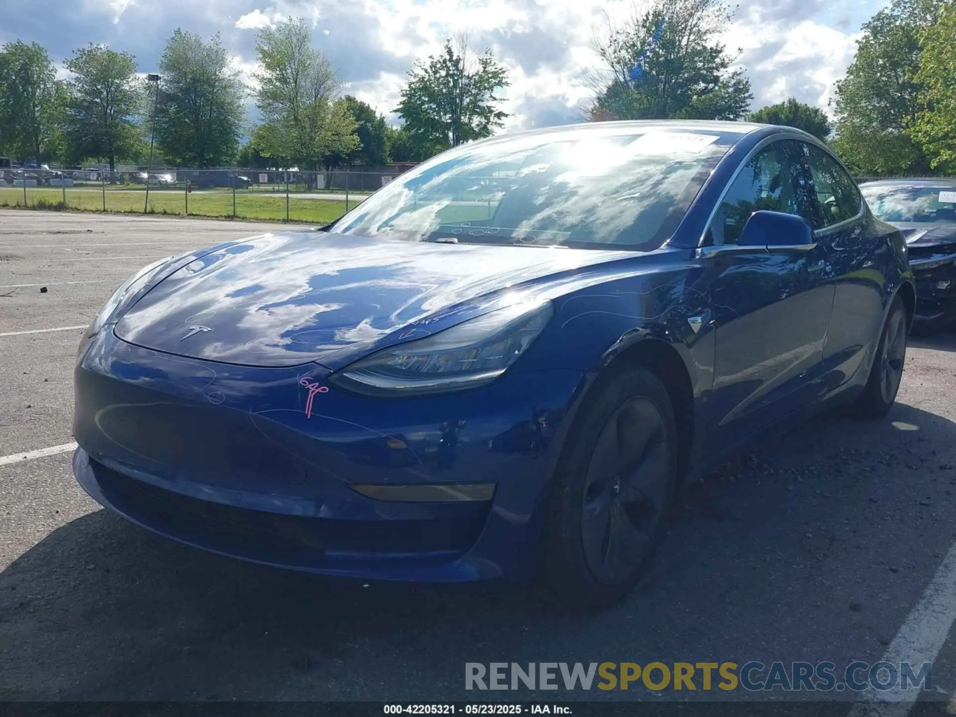 2 Photograph of a damaged car 5YJ3E1EA1LF745688 TESLA MODEL 3 2020