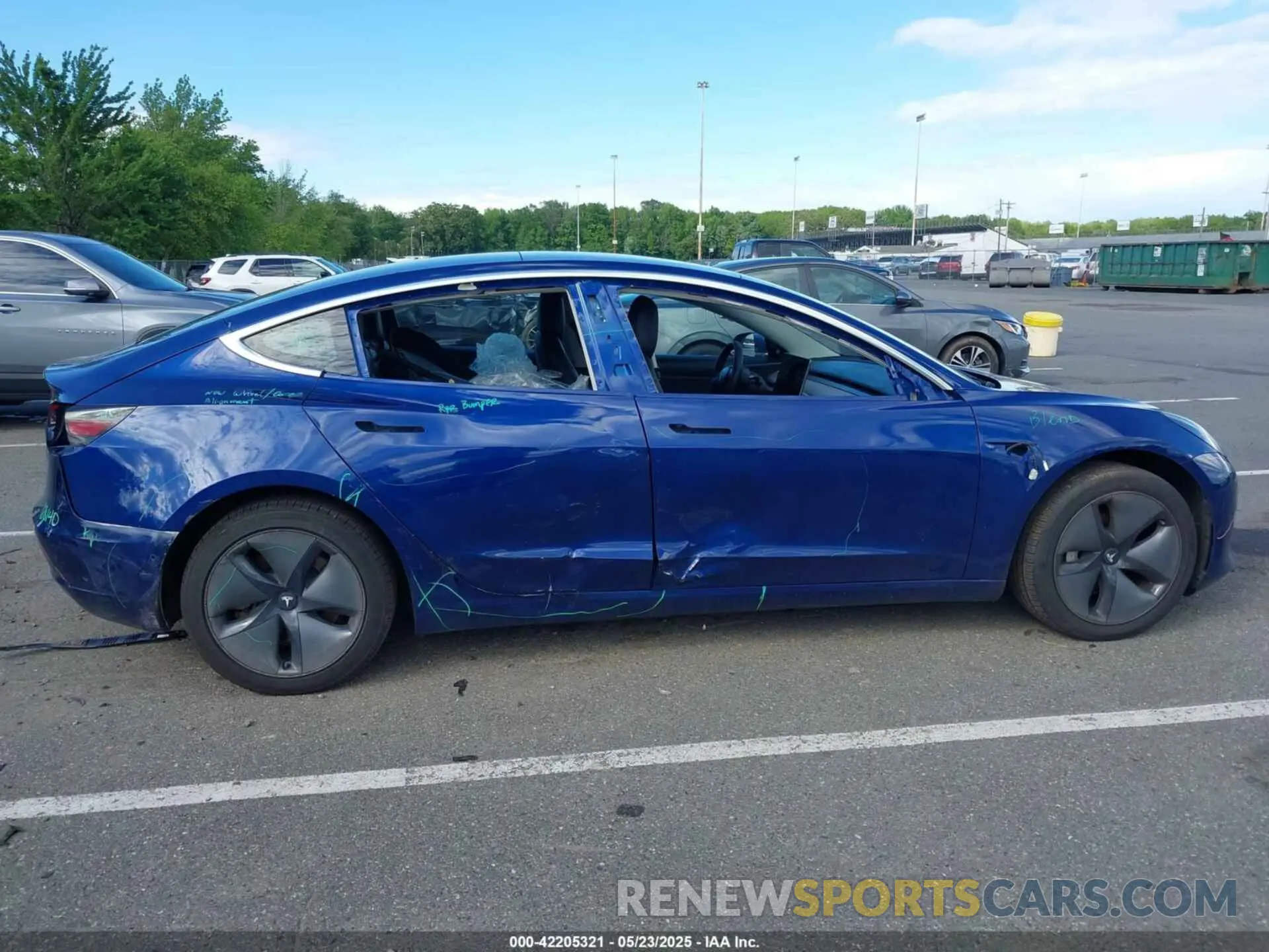 6 Photograph of a damaged car 5YJ3E1EA1LF745688 TESLA MODEL 3 2020