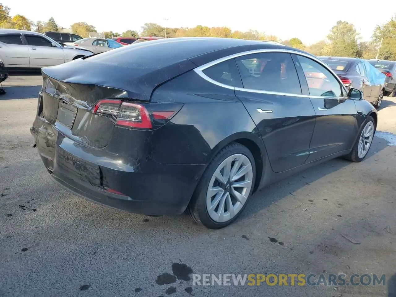 3 Photograph of a damaged car 5YJ3E1EA1LF792218 TESLA MODEL 3 2020