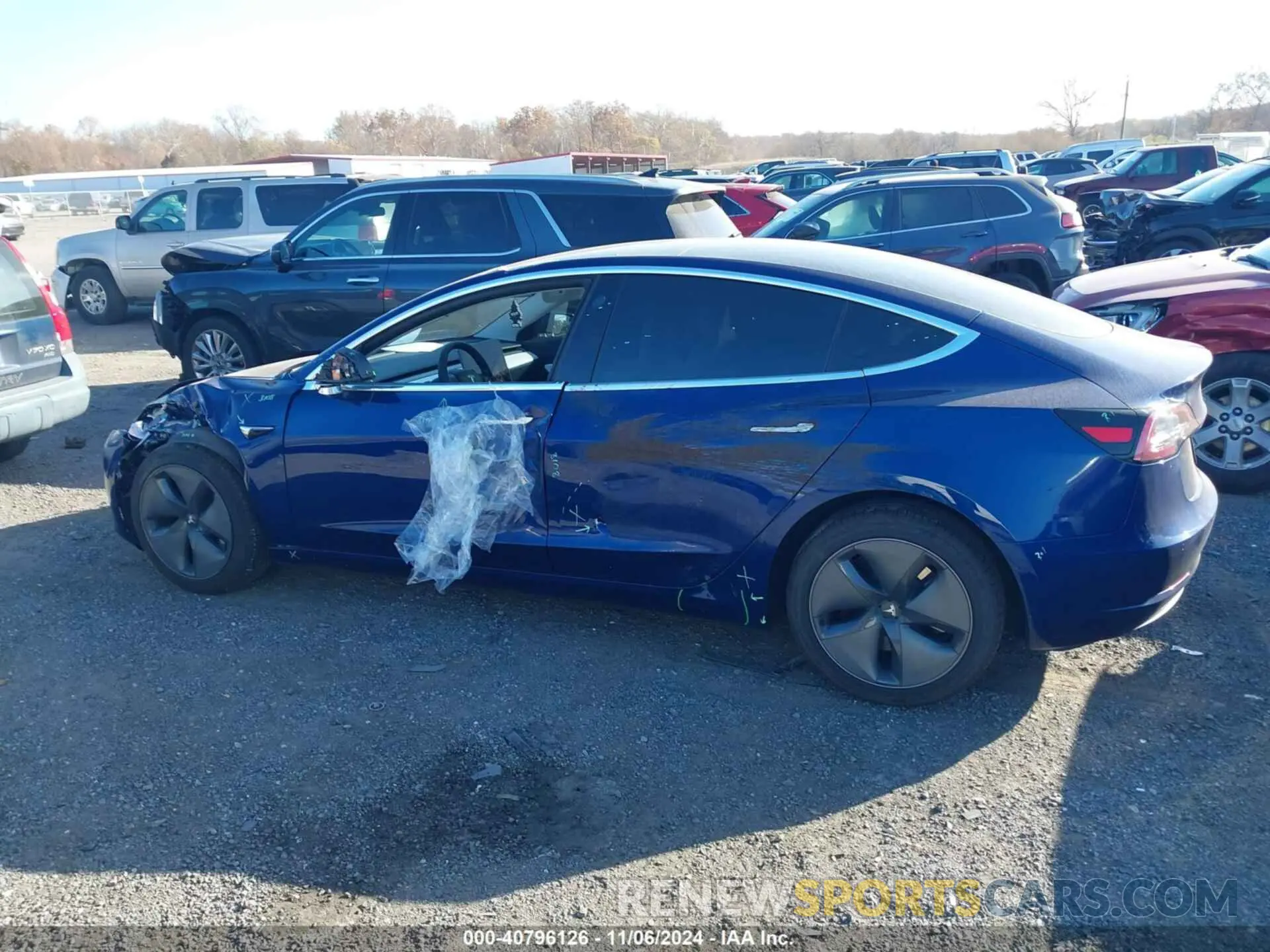 14 Photograph of a damaged car 5YJ3E1EA1LF793188 TESLA MODEL 3 2020