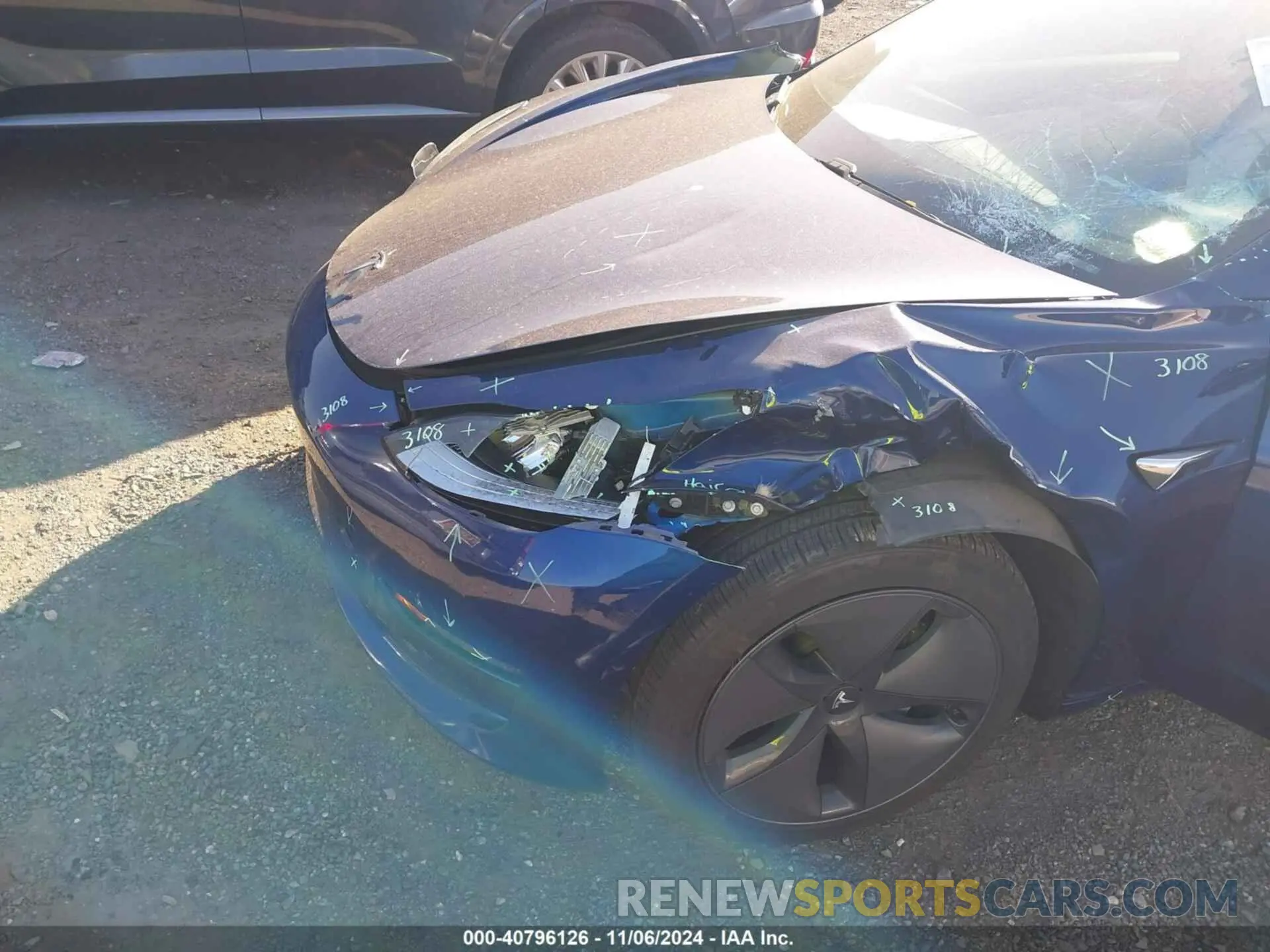 6 Photograph of a damaged car 5YJ3E1EA1LF793188 TESLA MODEL 3 2020