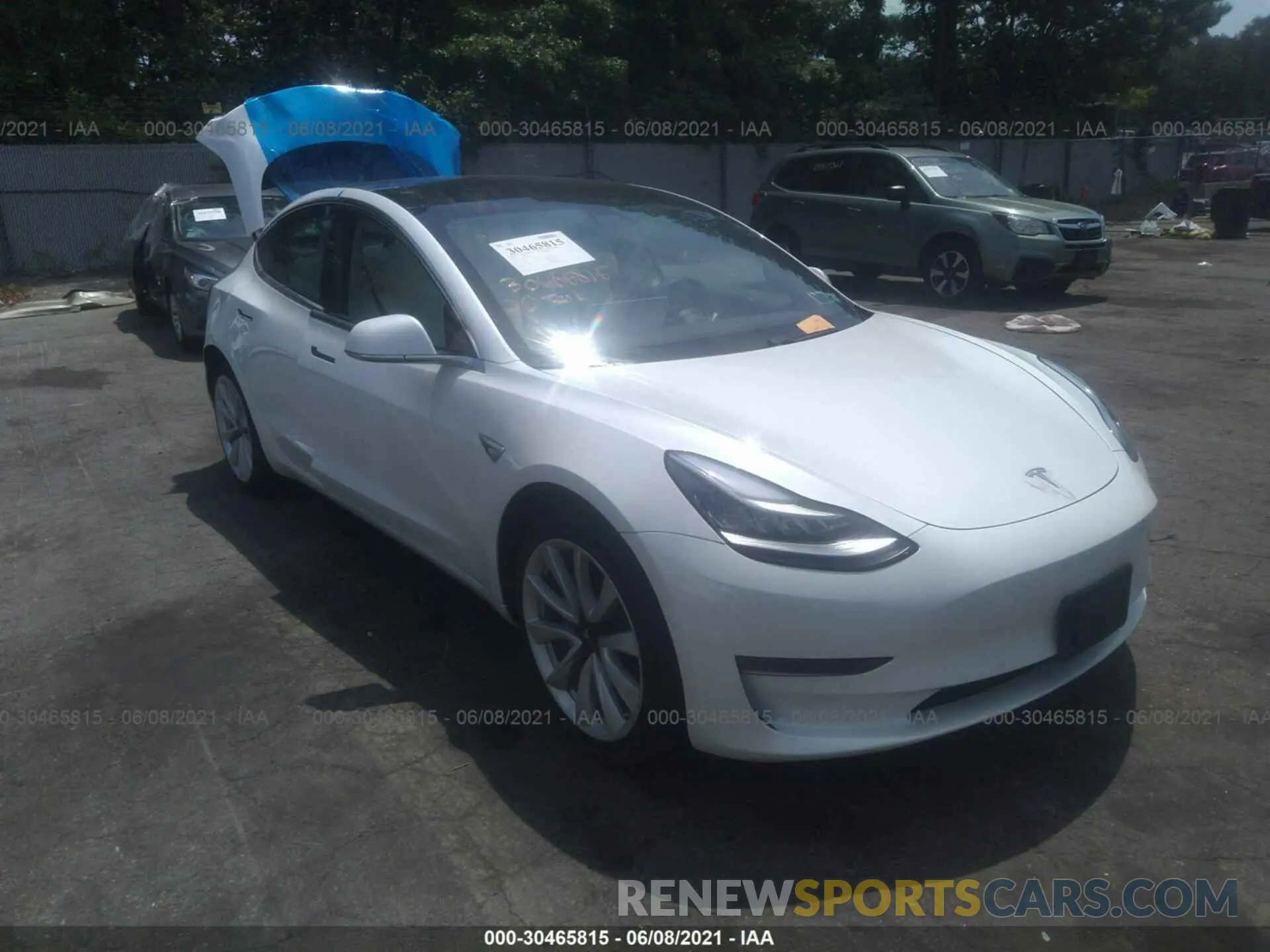 1 Photograph of a damaged car 5YJ3E1EA1LF793479 TESLA MODEL 3 2020