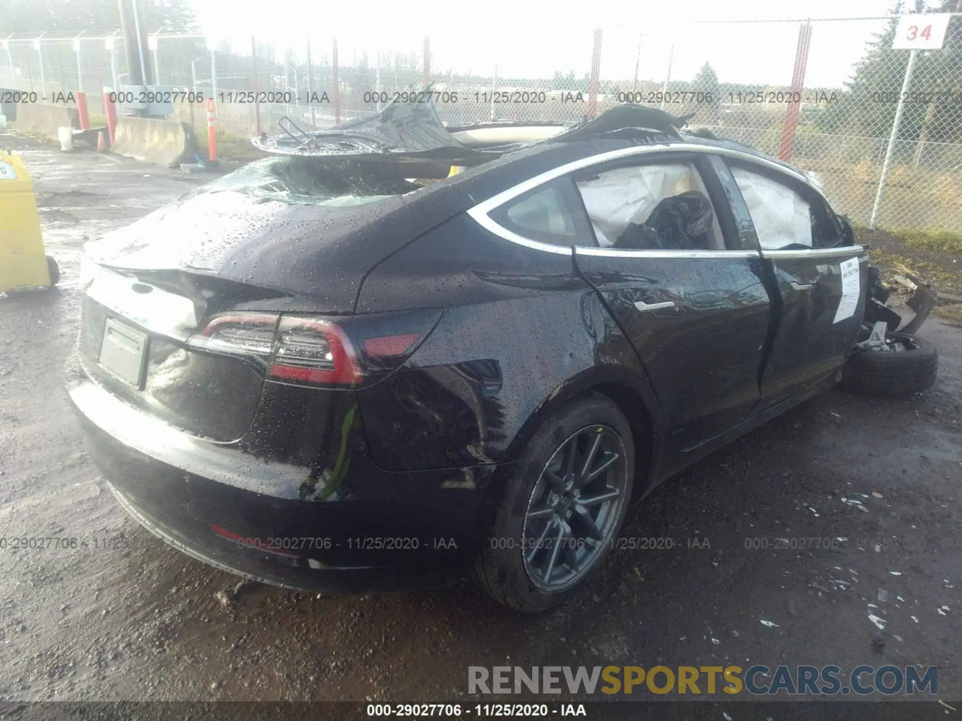 4 Photograph of a damaged car 5YJ3E1EA1LF798889 TESLA MODEL 3 2020