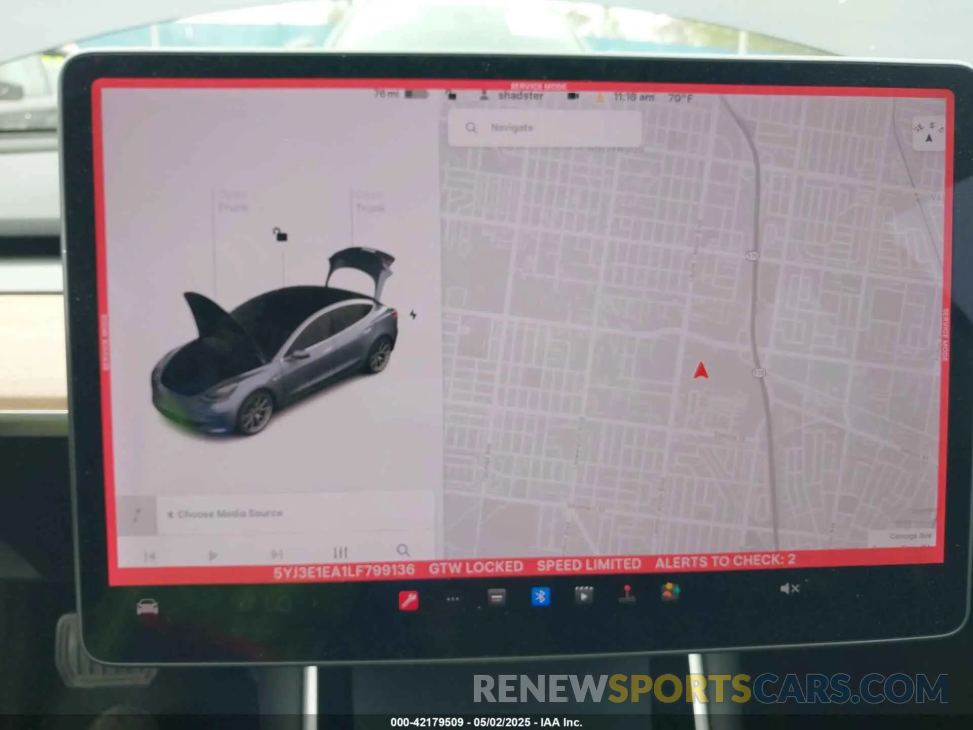 7 Фотография поврежденного автомобиля 5YJ3E1EA1LF799136 TESLA MODEL 3 2020