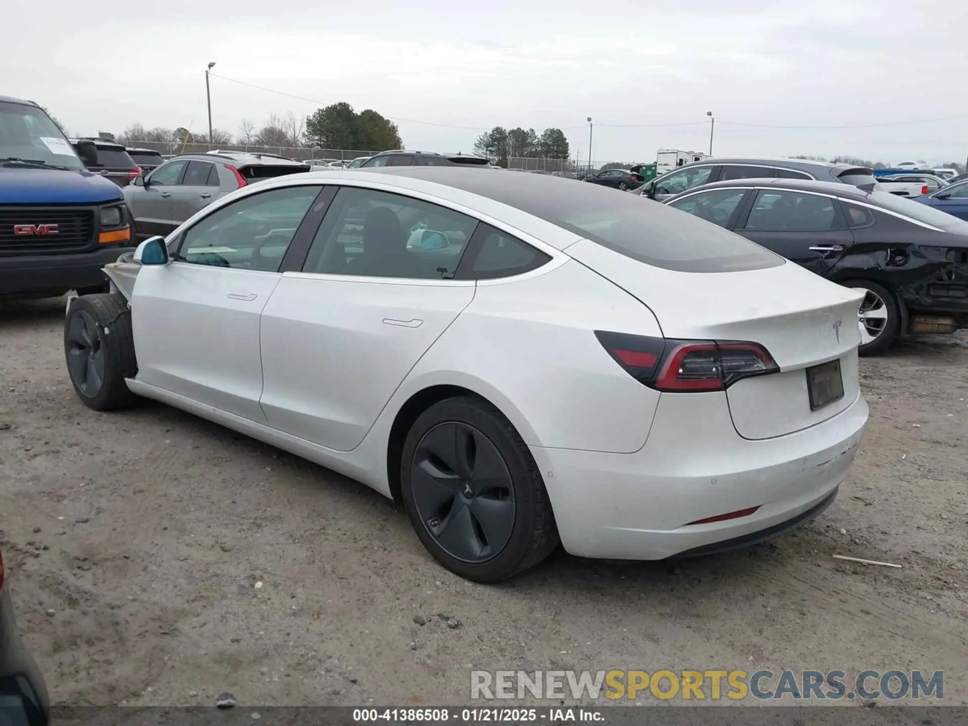 3 Фотография поврежденного автомобиля 5YJ3E1EA1LF799766 TESLA MODEL 3 2020