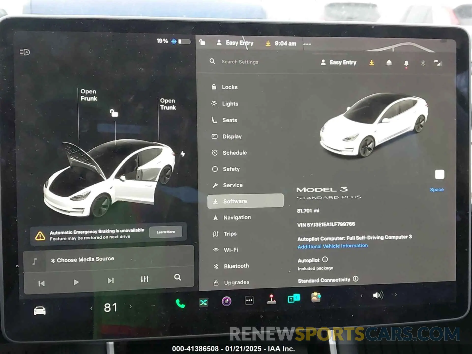 7 Фотография поврежденного автомобиля 5YJ3E1EA1LF799766 TESLA MODEL 3 2020