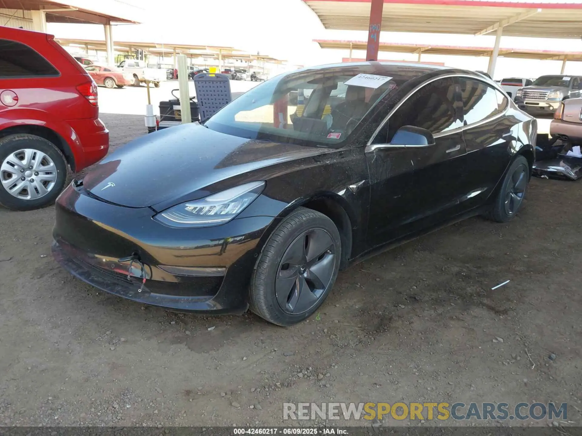 2 Фотография поврежденного автомобиля 5YJ3E1EA2LF609232 TESLA MODEL 3 2020