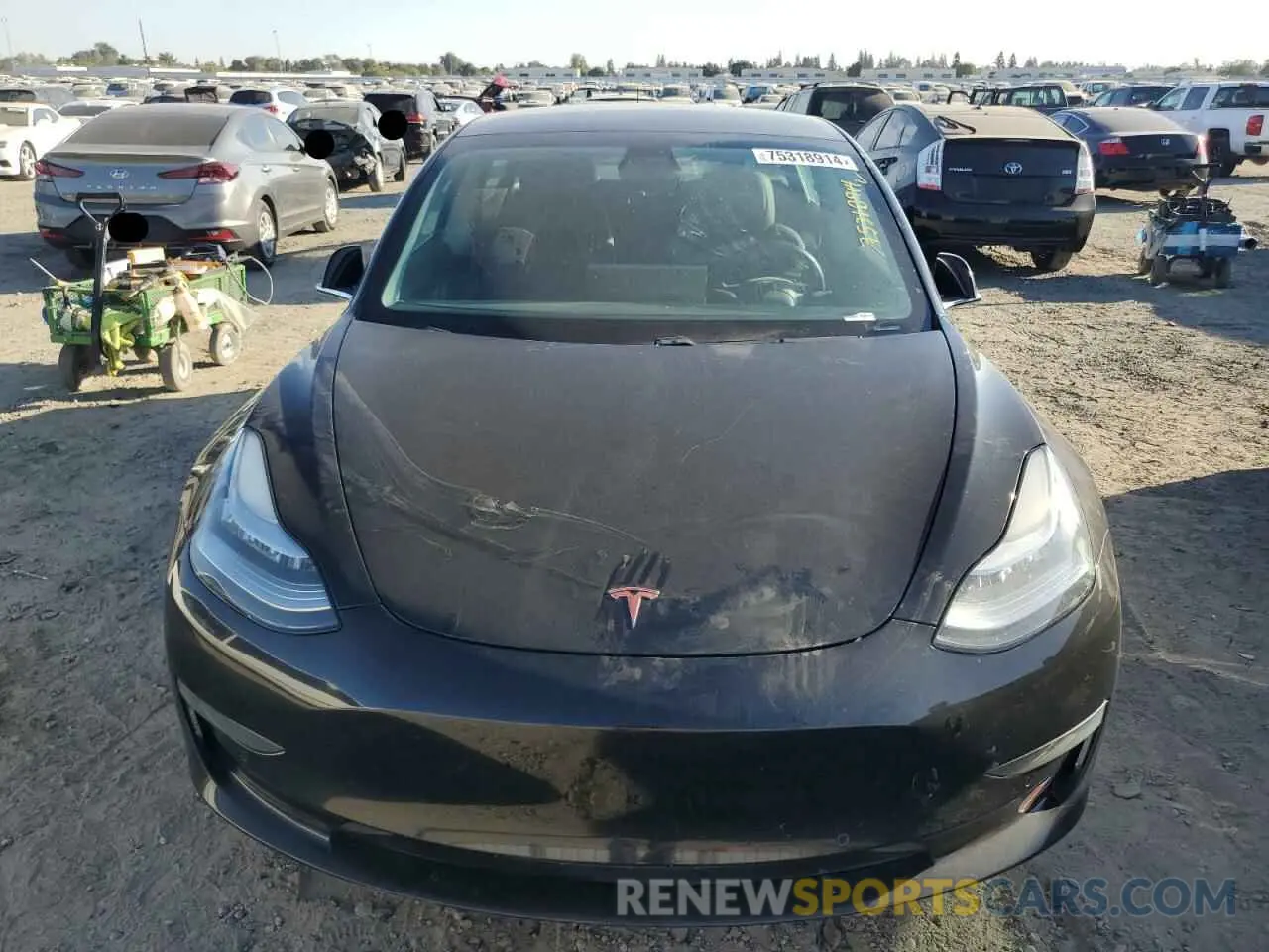 5 Фотография поврежденного автомобиля 5YJ3E1EA2LF611286 TESLA MODEL 3 2020