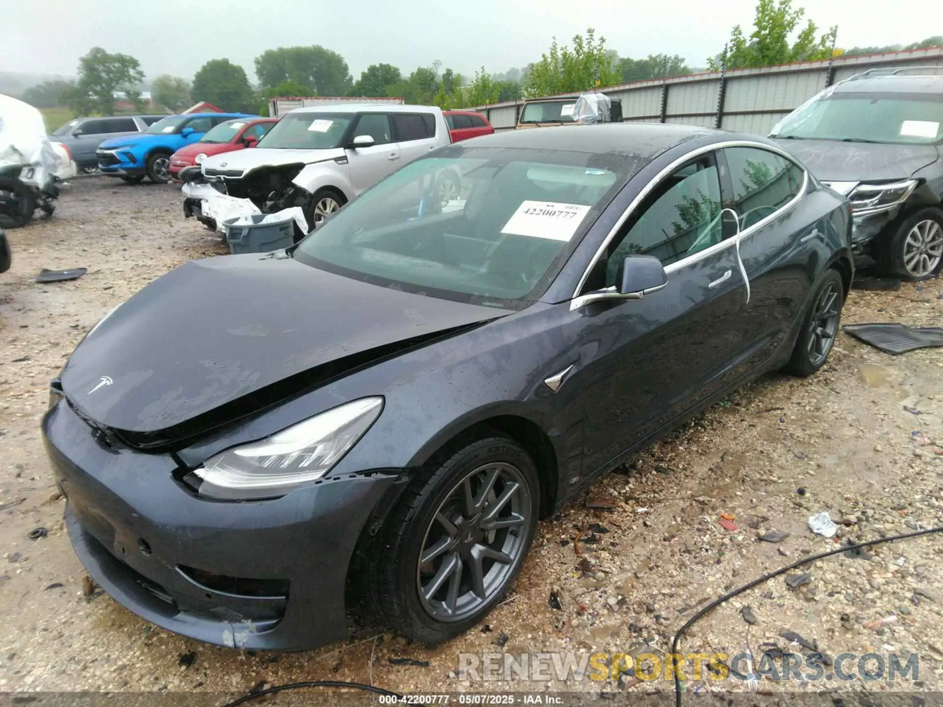 2 Фотография поврежденного автомобиля 5YJ3E1EA2LF611448 TESLA MODEL 3 2020