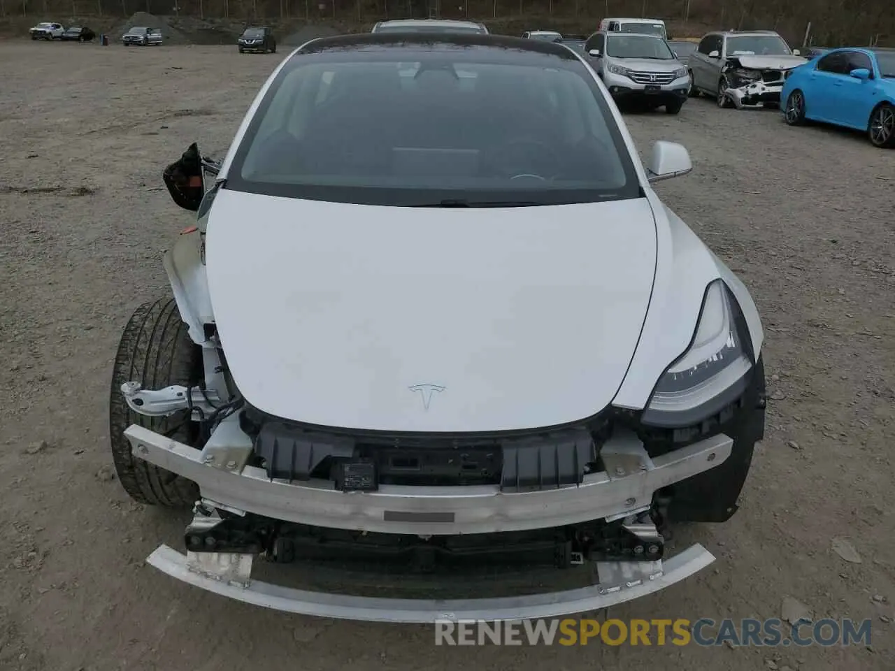 5 Photograph of a damaged car 5YJ3E1EA2LF645406 TESLA MODEL 3 2020