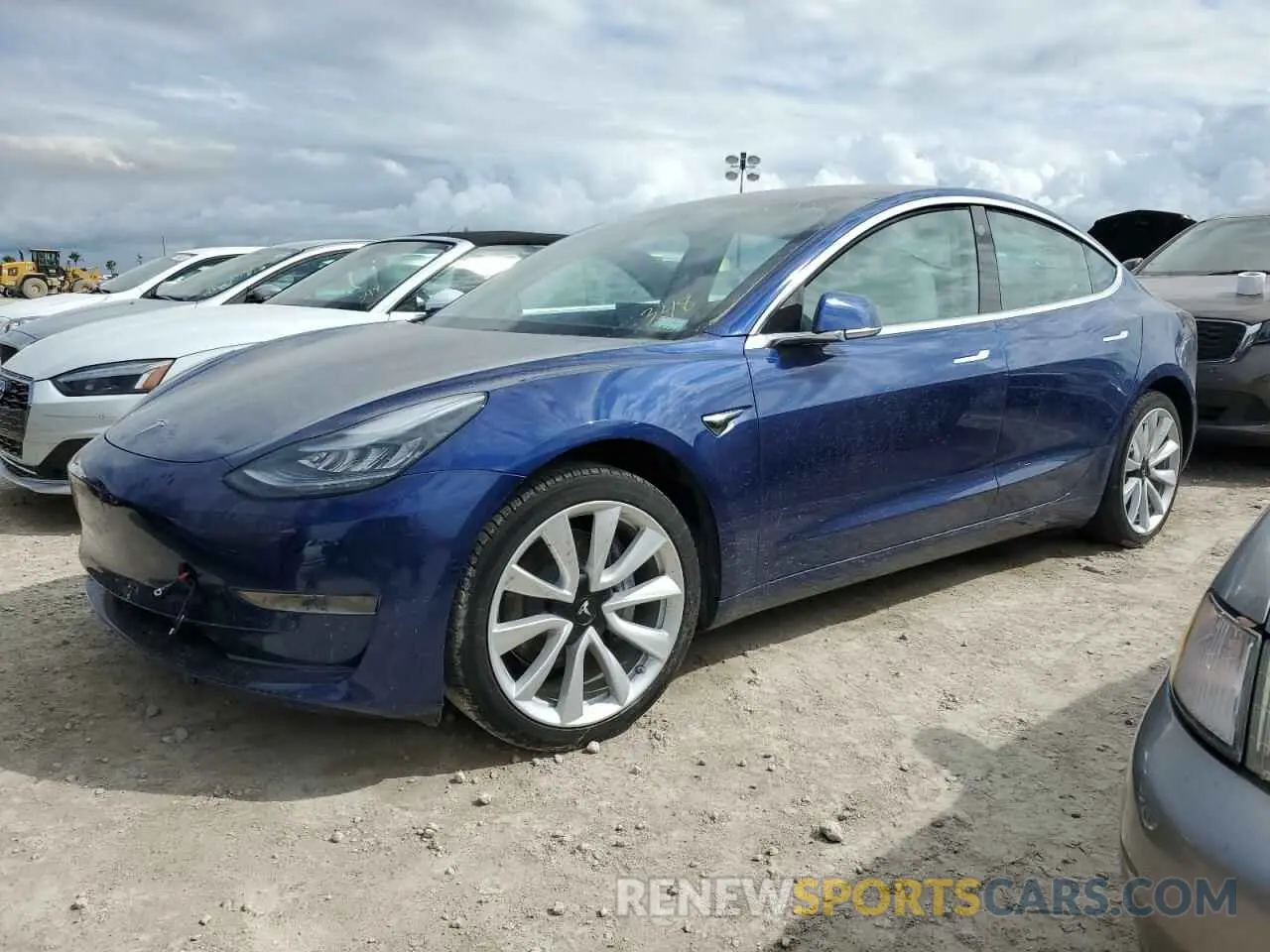 1 Фотография поврежденного автомобиля 5YJ3E1EA2LF662688 TESLA MODEL 3 2020