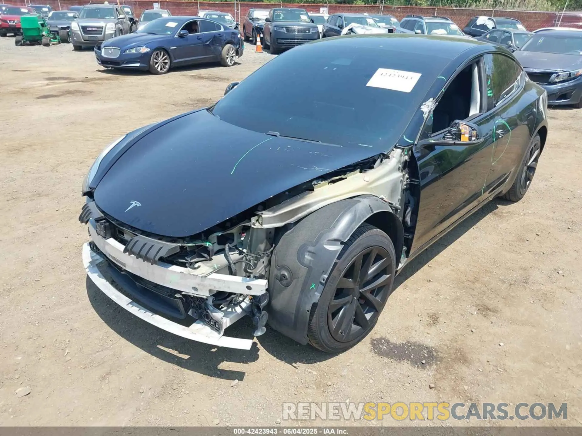 6 Photograph of a damaged car 5YJ3E1EA2LF704499 TESLA MODEL 3 2020