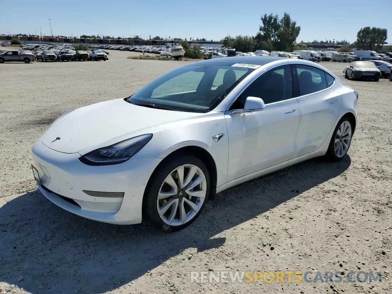 1 Фотография поврежденного автомобиля 5YJ3E1EA2LF709184 TESLA MODEL 3 2020