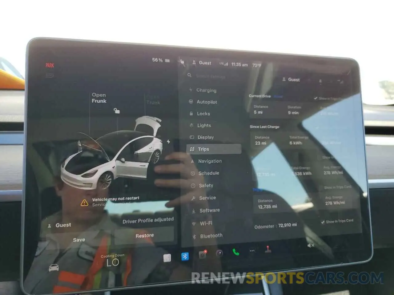 9 Фотография поврежденного автомобиля 5YJ3E1EA2LF709184 TESLA MODEL 3 2020