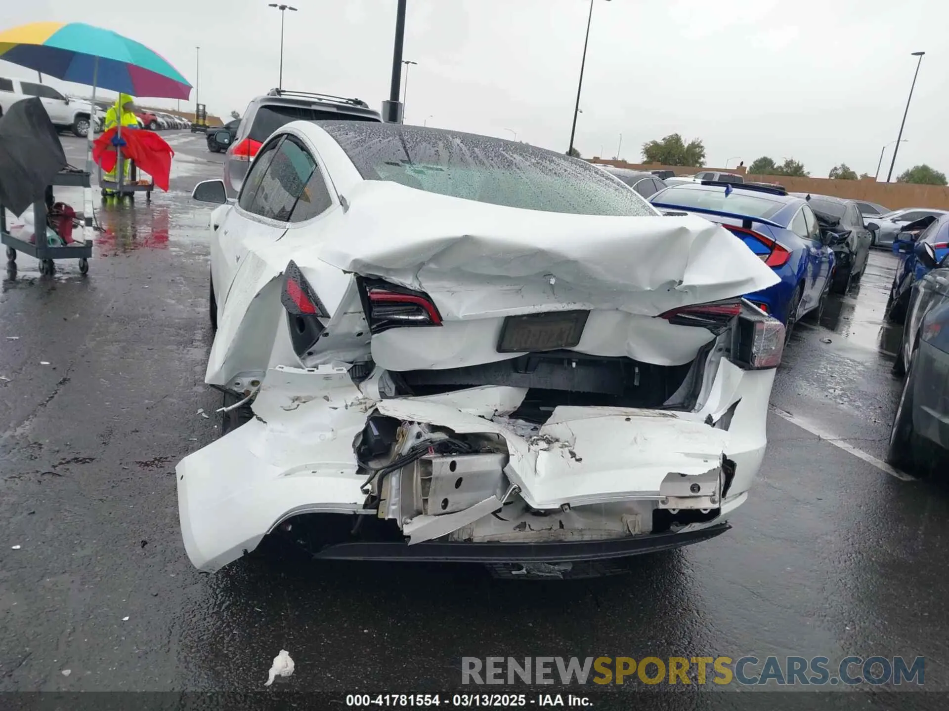 6 Фотография поврежденного автомобиля 5YJ3E1EA2LF740225 TESLA MODEL 3 2020