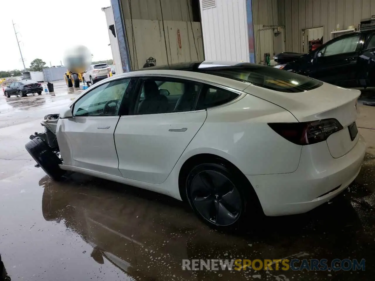 2 Photograph of a damaged car 5YJ3E1EA2LF783639 TESLA MODEL 3 2020