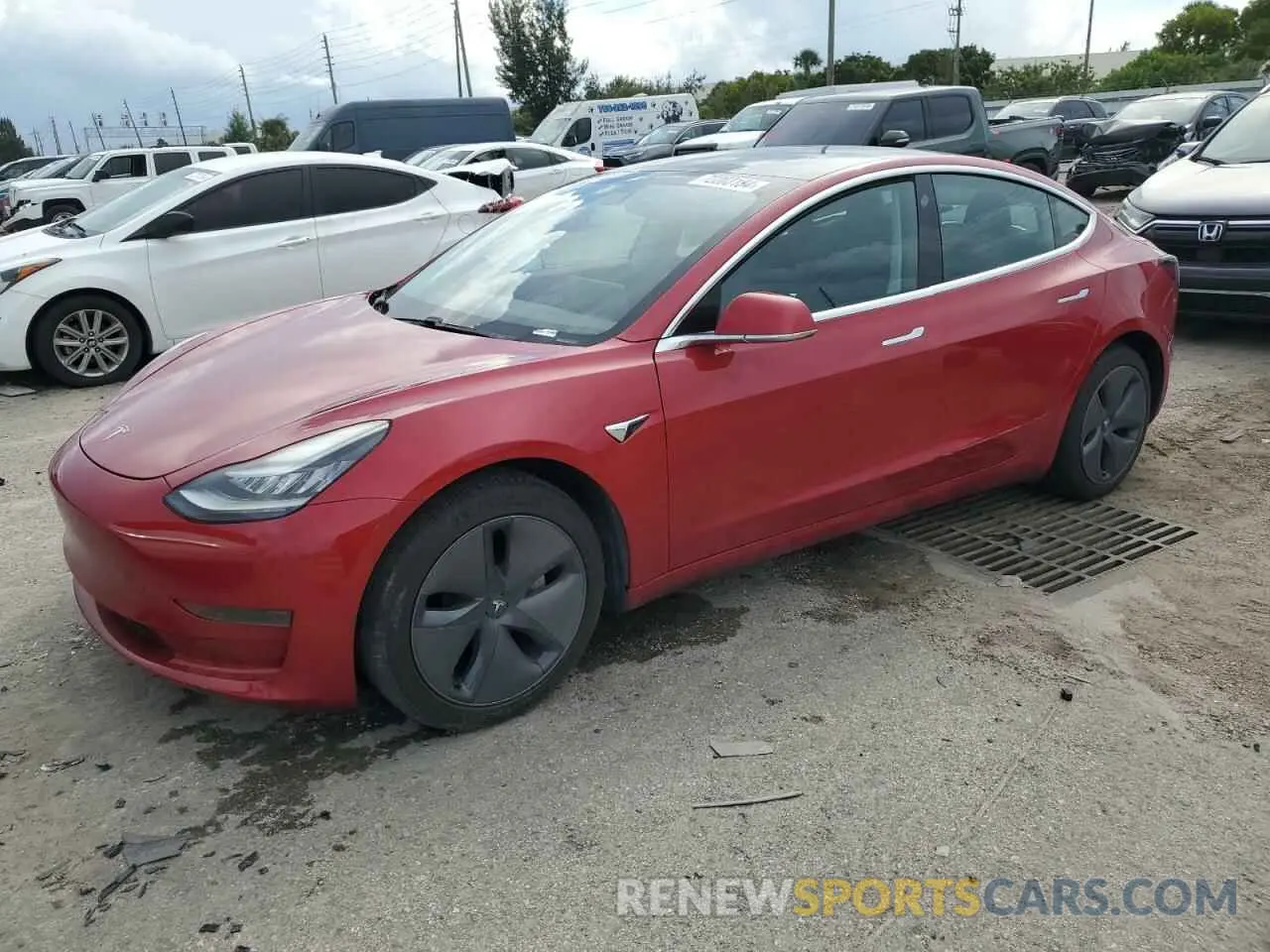 1 Photograph of a damaged car 5YJ3E1EA2LF784970 TESLA MODEL 3 2020