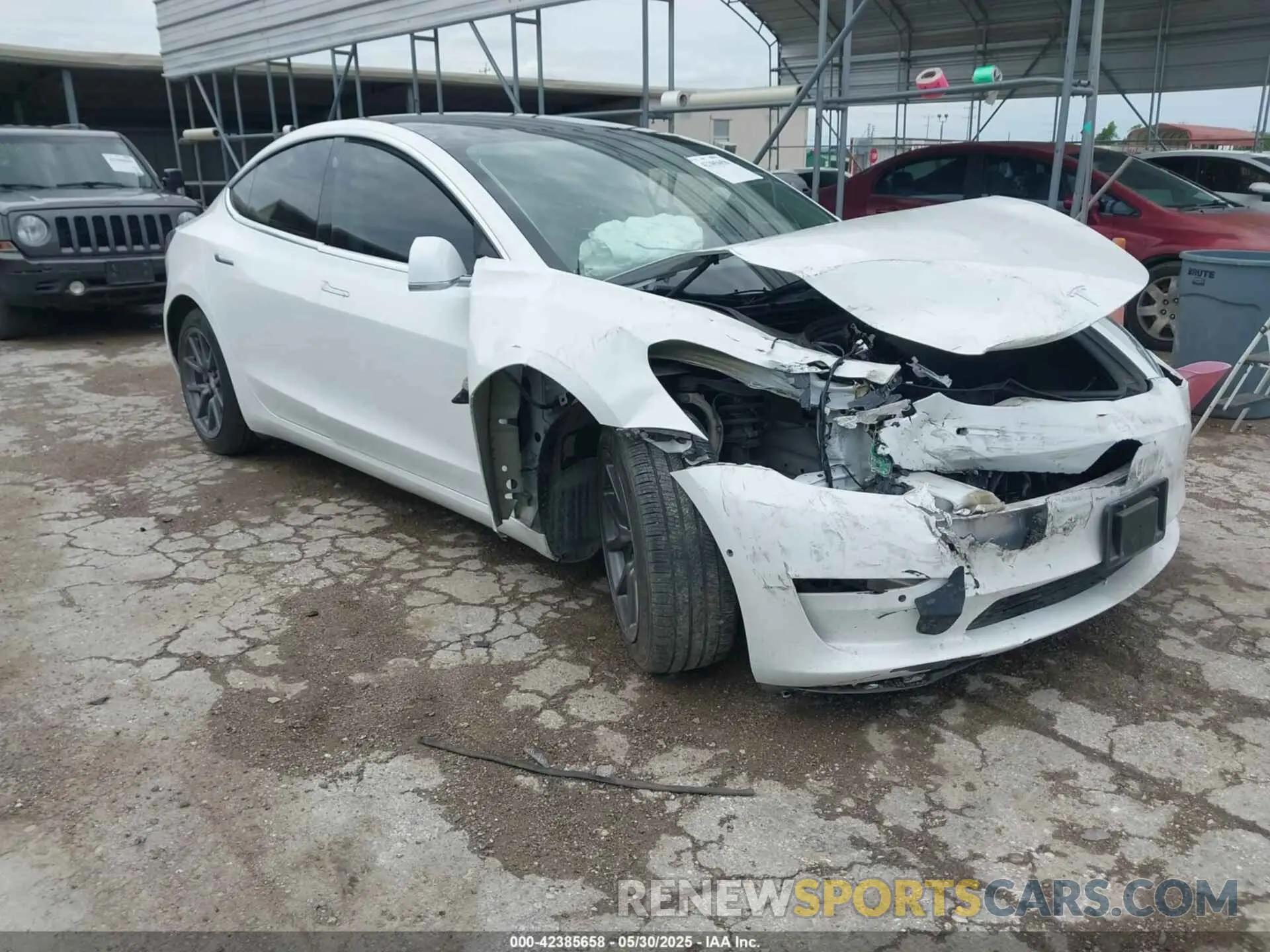 1 Фотография поврежденного автомобиля 5YJ3E1EA3LF504232 TESLA MODEL 3 2020