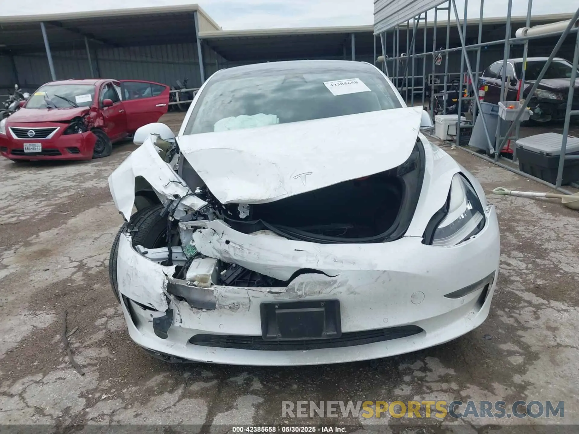 11 Фотография поврежденного автомобиля 5YJ3E1EA3LF504232 TESLA MODEL 3 2020