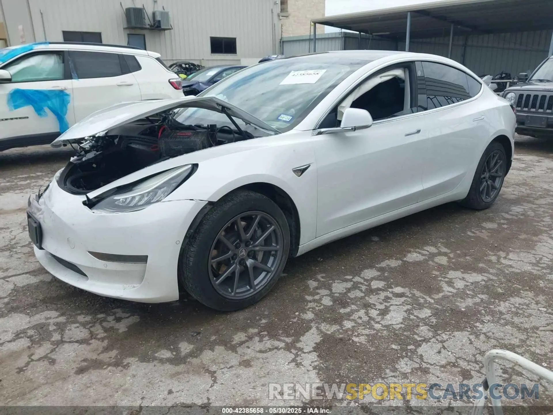 2 Фотография поврежденного автомобиля 5YJ3E1EA3LF504232 TESLA MODEL 3 2020
