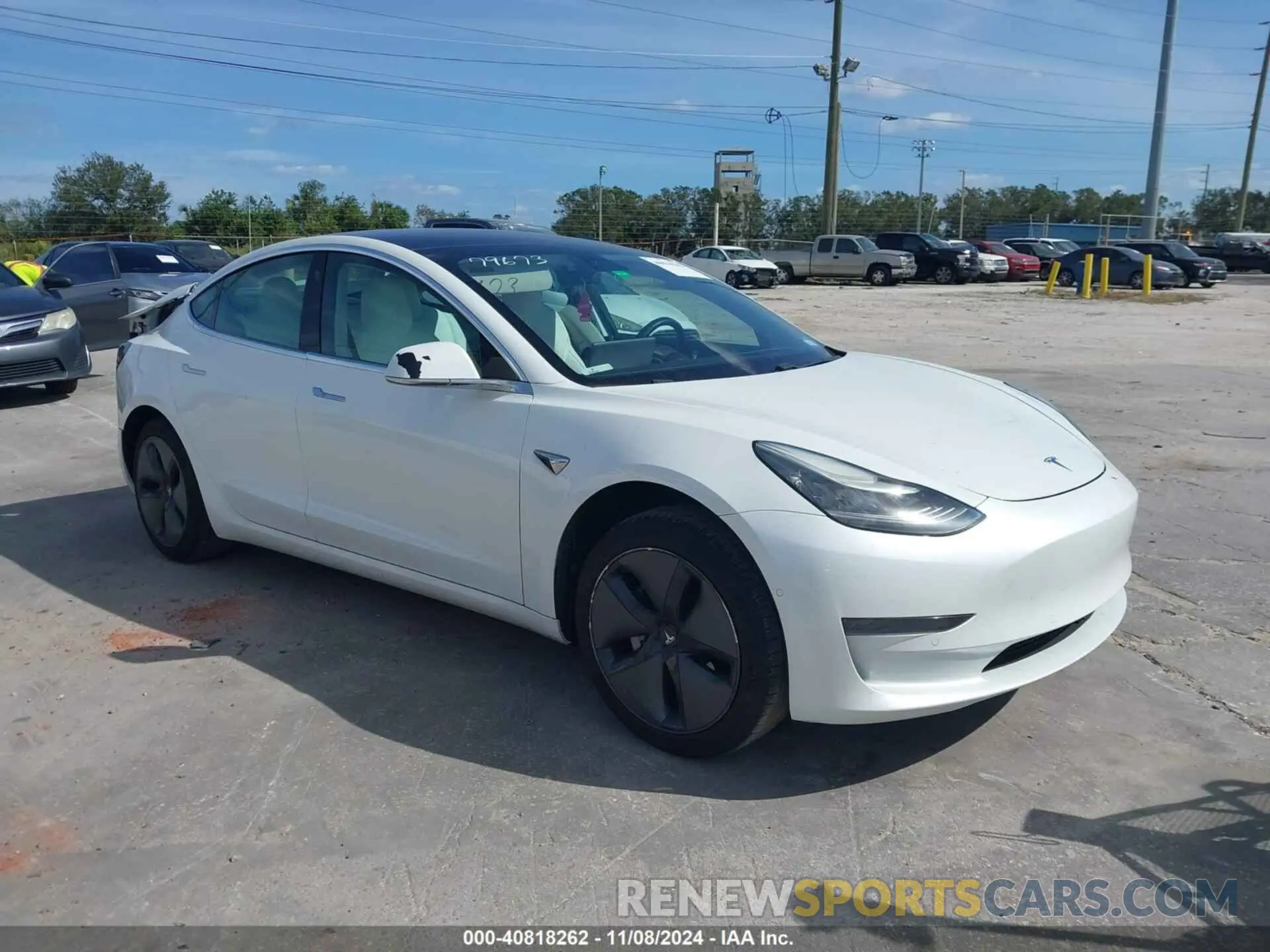 1 Фотография поврежденного автомобиля 5YJ3E1EA3LF509611 TESLA MODEL 3 2020