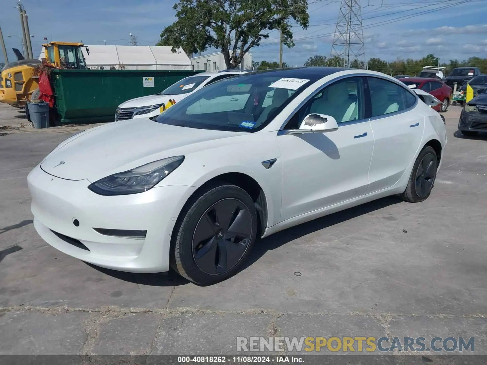 2 Фотография поврежденного автомобиля 5YJ3E1EA3LF509611 TESLA MODEL 3 2020