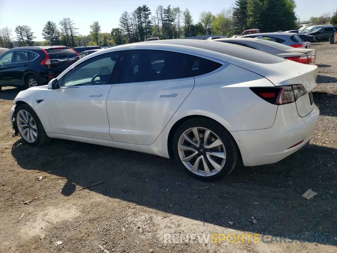 2 Photograph of a damaged car 5YJ3E1EA3LF598824 TESLA MODEL 3 2020