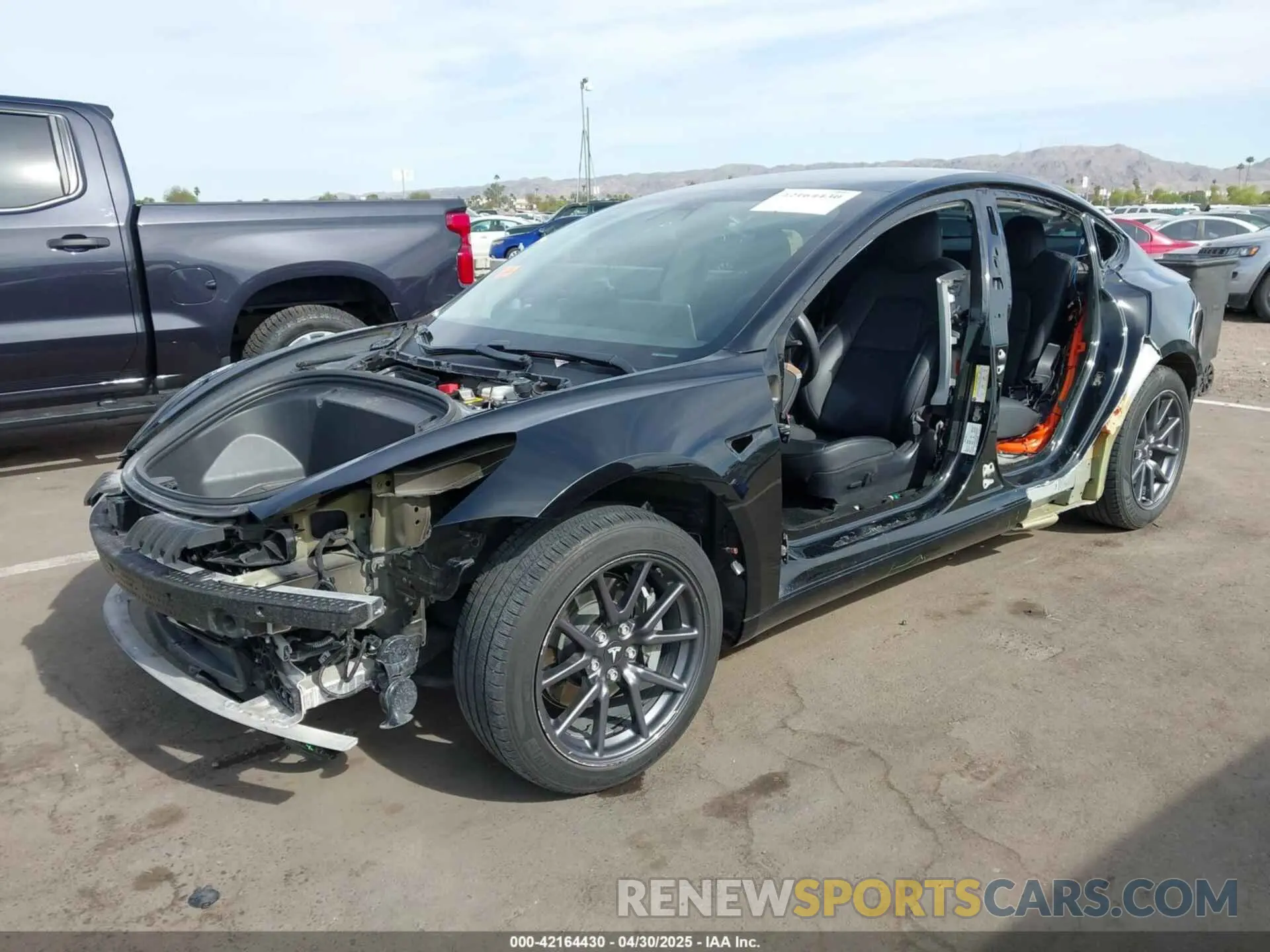 2 Фотография поврежденного автомобиля 5YJ3E1EA3LF606386 TESLA MODEL 3 2020