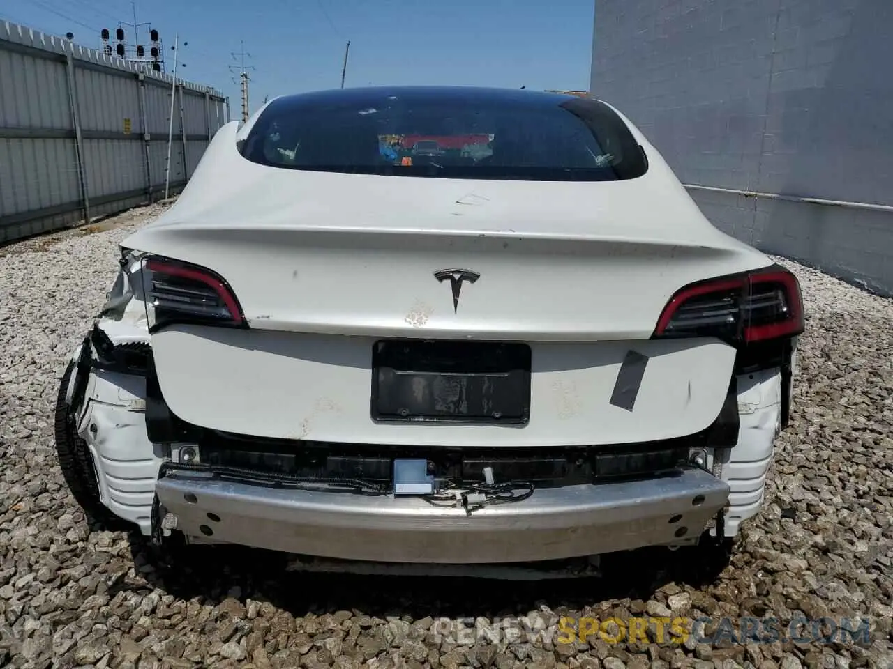 6 Фотография поврежденного автомобиля 5YJ3E1EA3LF612365 TESLA MODEL 3 2020
