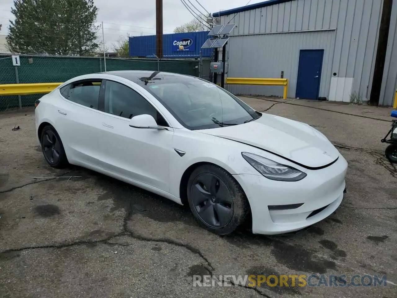 4 Photograph of a damaged car 5YJ3E1EA3LF613533 TESLA MODEL 3 2020