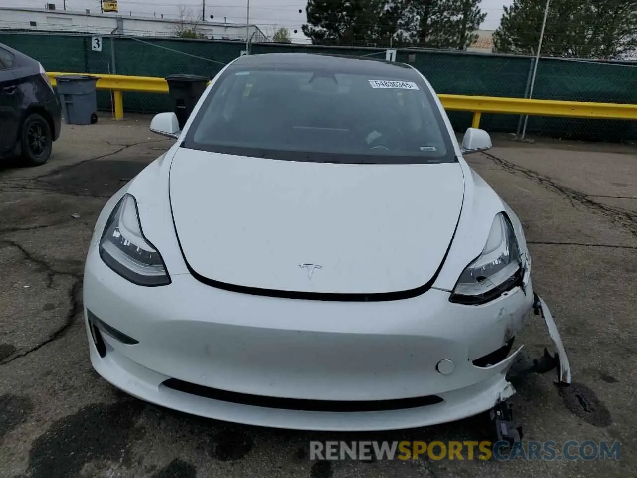 5 Photograph of a damaged car 5YJ3E1EA3LF613533 TESLA MODEL 3 2020