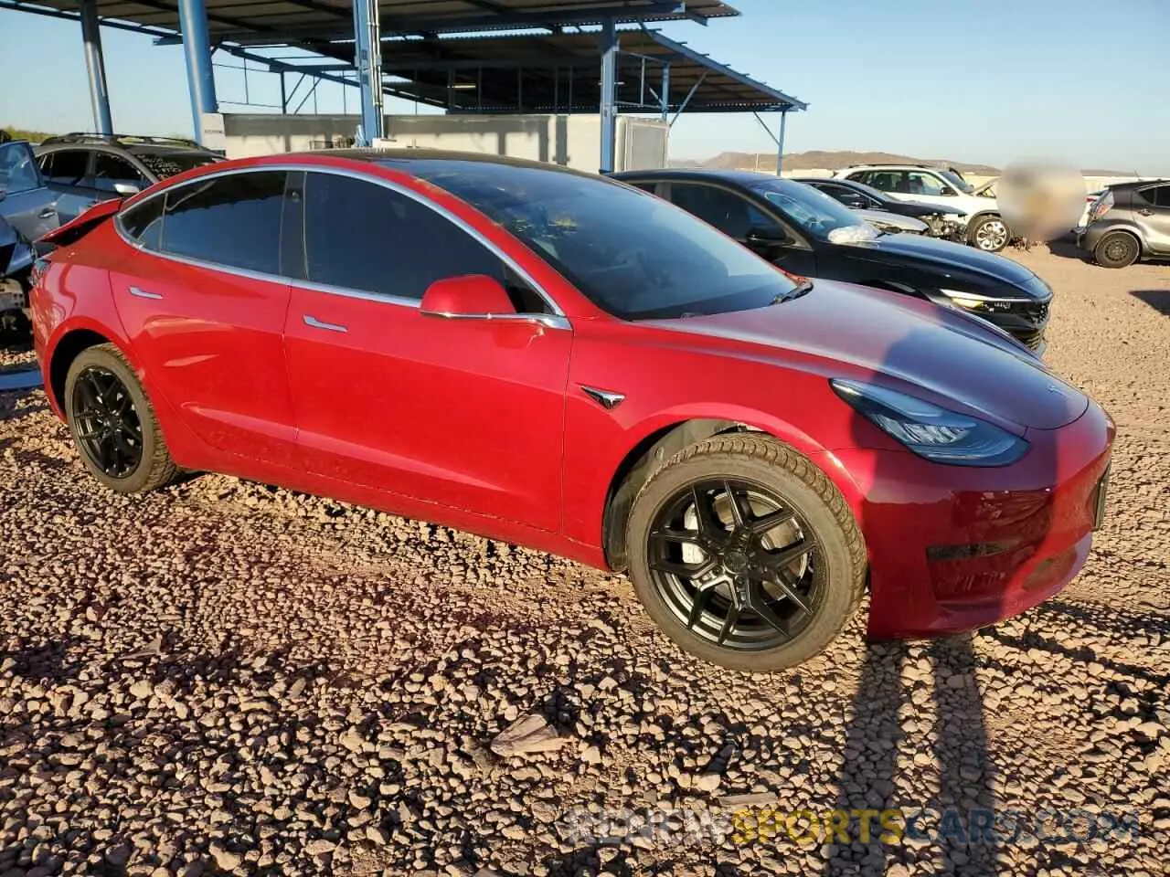 4 Photograph of a damaged car 5YJ3E1EA3LF630820 TESLA MODEL 3 2020