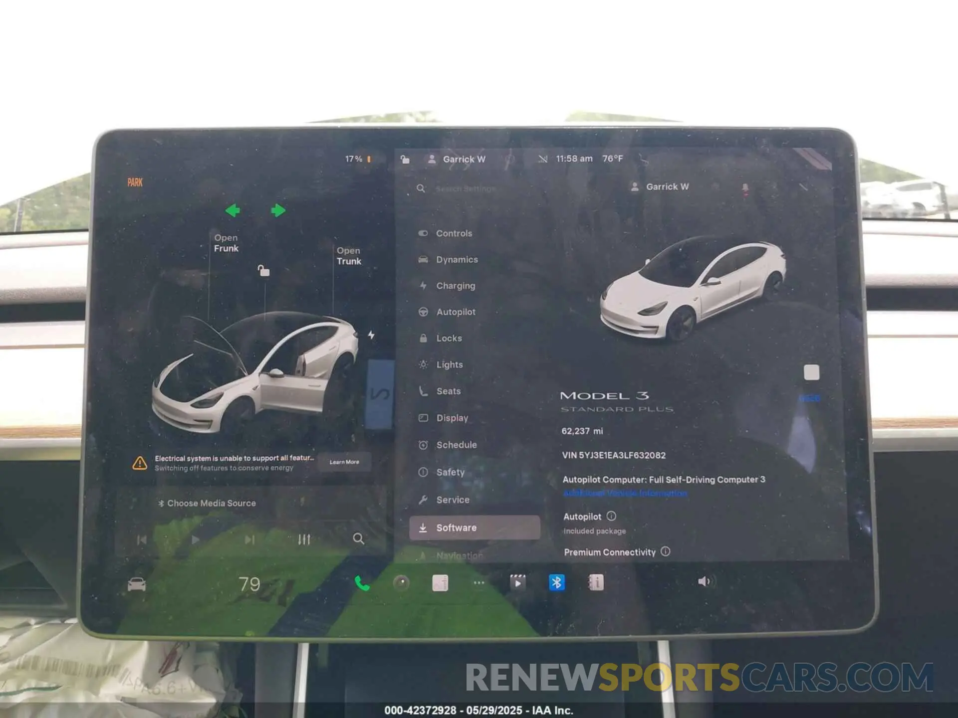 7 Photograph of a damaged car 5YJ3E1EA3LF632082 TESLA MODEL 3 2020