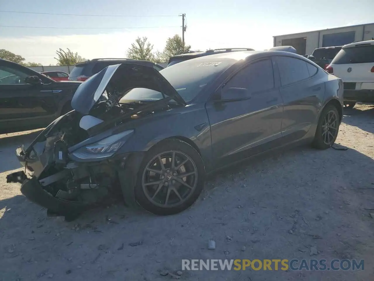 1 Photograph of a damaged car 5YJ3E1EA3LF658049 TESLA MODEL 3 2020