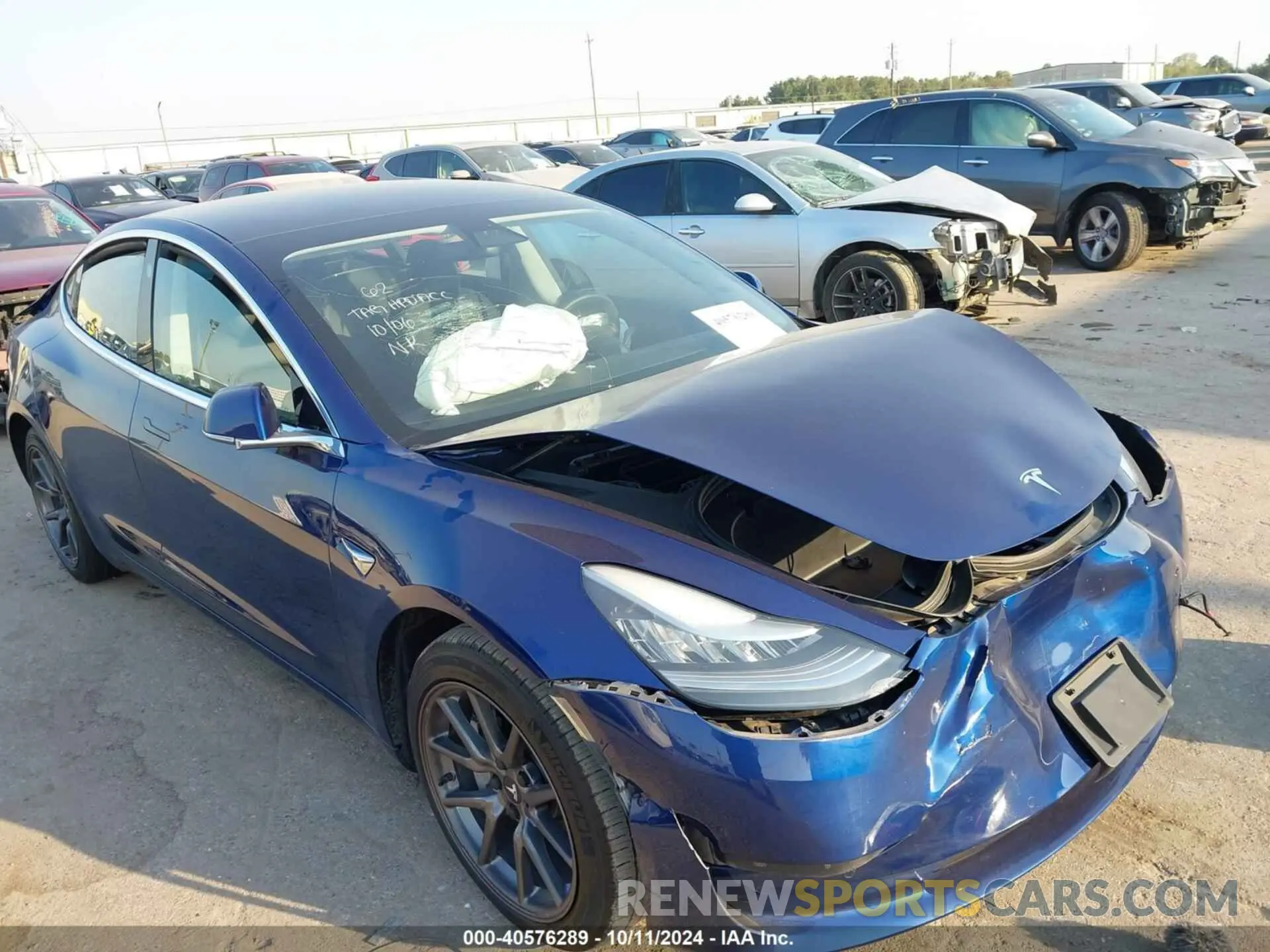 1 Фотография поврежденного автомобиля 5YJ3E1EA3LF659590 TESLA MODEL 3 2020