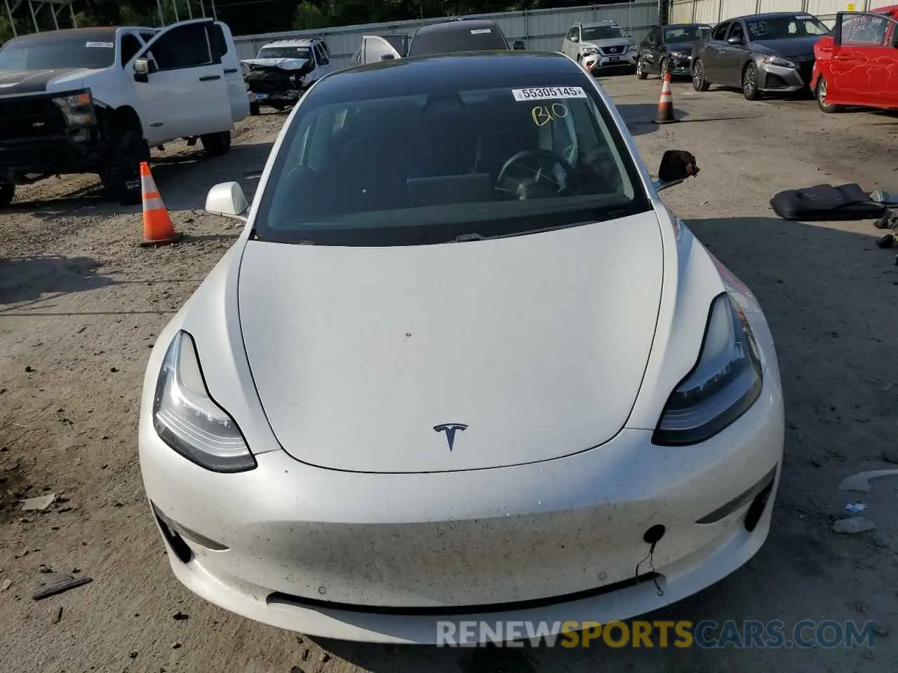 5 Photograph of a damaged car 5YJ3E1EA3LF659962 TESLA MODEL 3 2020