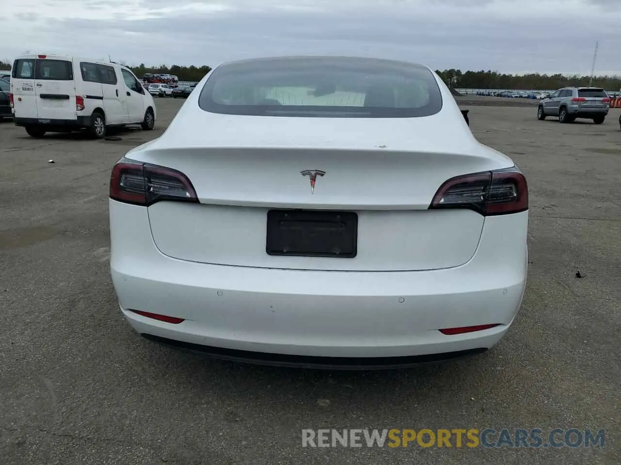 6 Photograph of a damaged car 5YJ3E1EA3LF742968 TESLA MODEL 3 2020