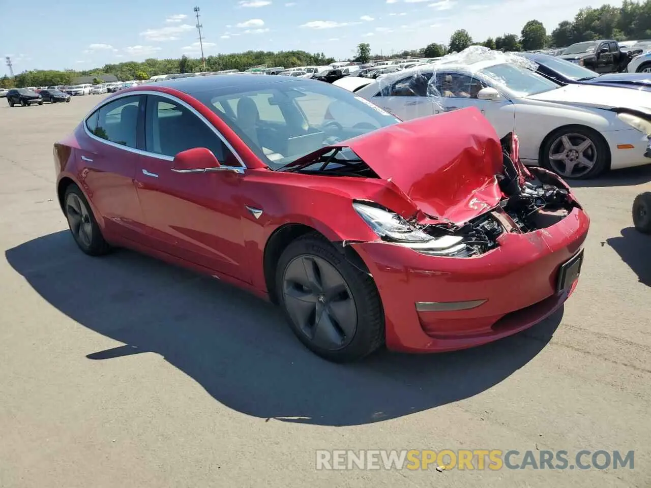 4 Фотография поврежденного автомобиля 5YJ3E1EA3LF792348 TESLA MODEL 3 2020