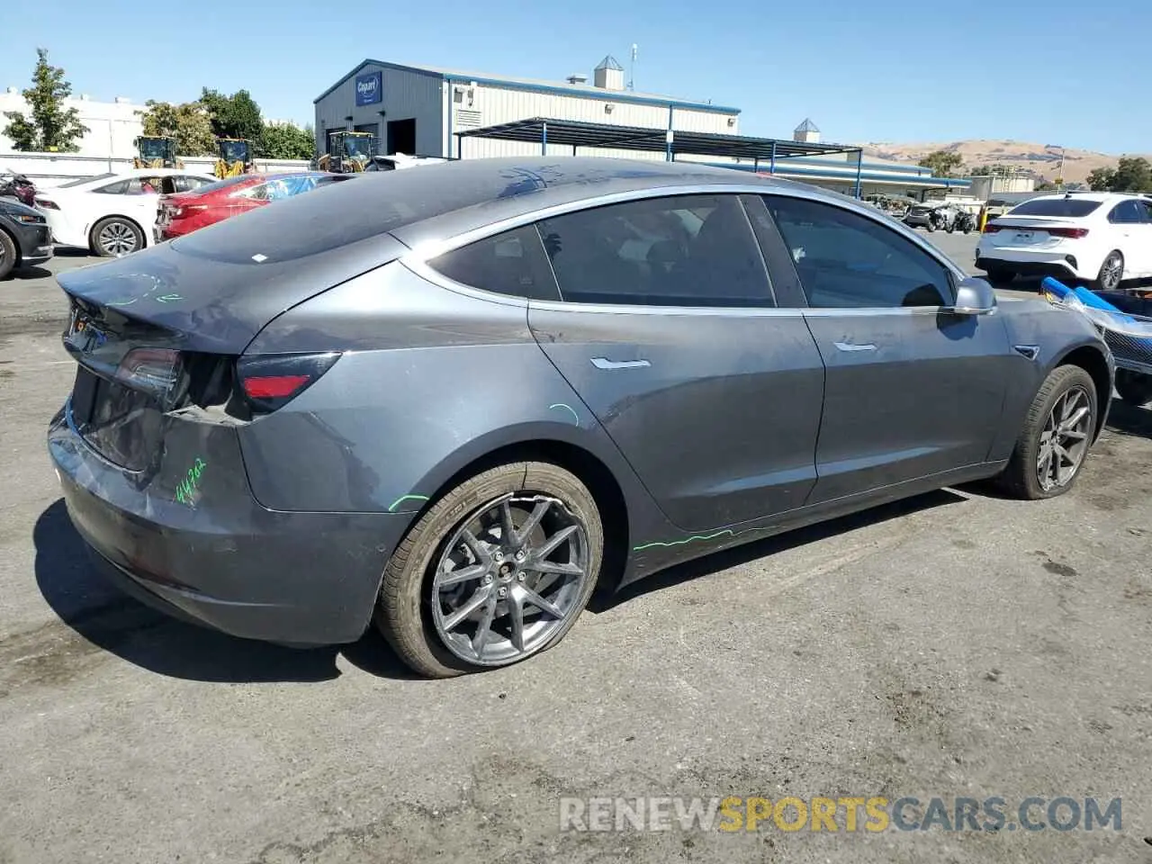 3 Фотография поврежденного автомобиля 5YJ3E1EA3LF798988 TESLA MODEL 3 2020