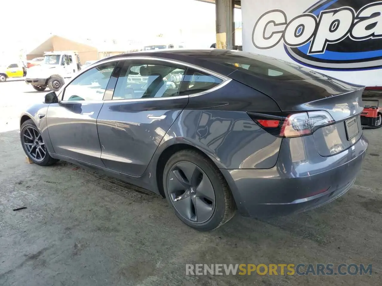 2 Photograph of a damaged car 5YJ3E1EA3LF803624 TESLA MODEL 3 2020
