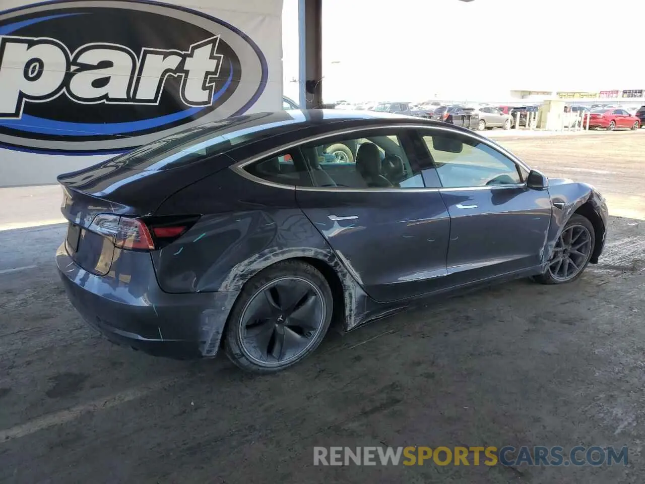 3 Photograph of a damaged car 5YJ3E1EA3LF803624 TESLA MODEL 3 2020