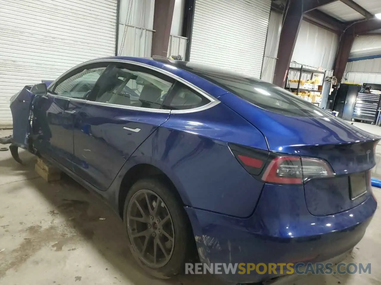 2 Photograph of a damaged car 5YJ3E1EA3LF803784 TESLA MODEL 3 2020