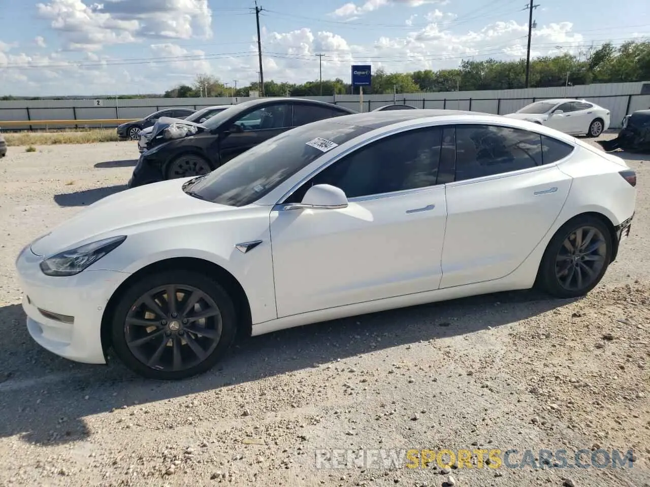 1 Фотография поврежденного автомобиля 5YJ3E1EA3LF804966 TESLA MODEL 3 2020
