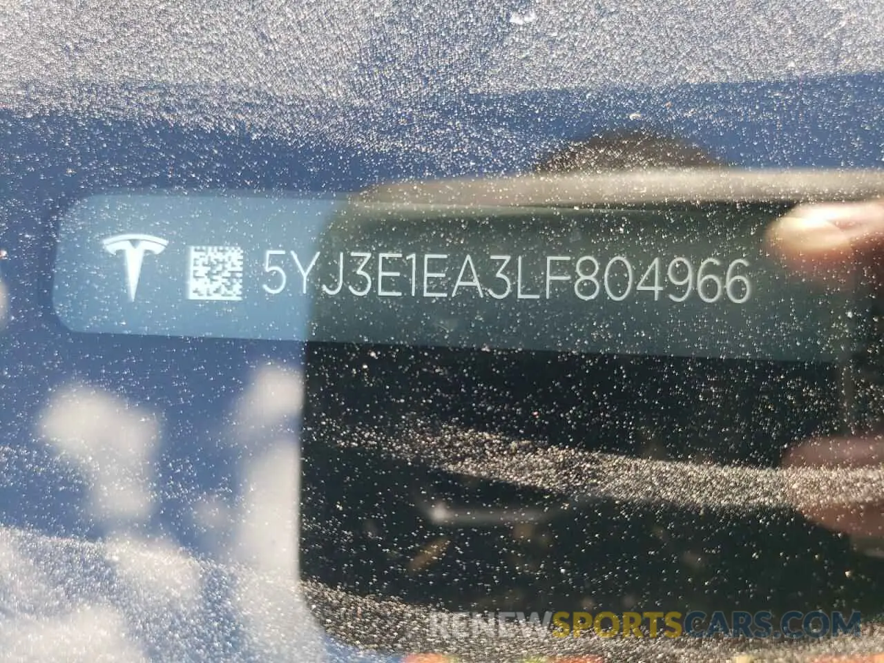 12 Фотография поврежденного автомобиля 5YJ3E1EA3LF804966 TESLA MODEL 3 2020